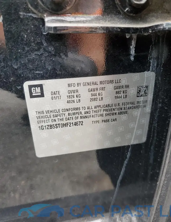 1G1ZB5ST0HF214672# 13