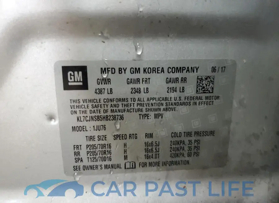 KL7CJNSB5HB238736# 13