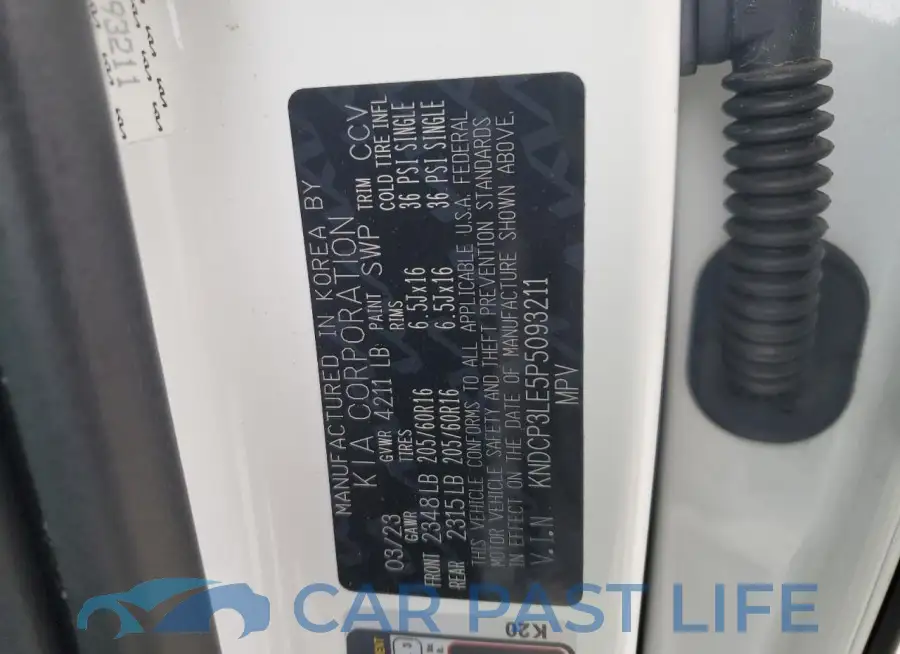 KNDCP3LE5P5093211# 12