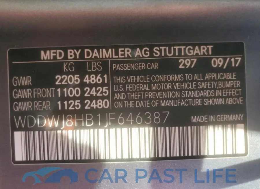 WDDWJ8HB1JF646387# 12