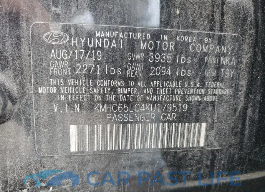 KMHC65LC4KU179519# 12