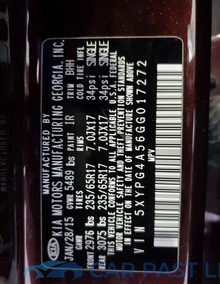 5XYPG4A56GG017272# 13