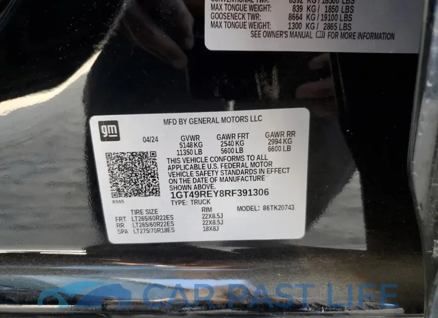 1GT49REY8RF391306# 13