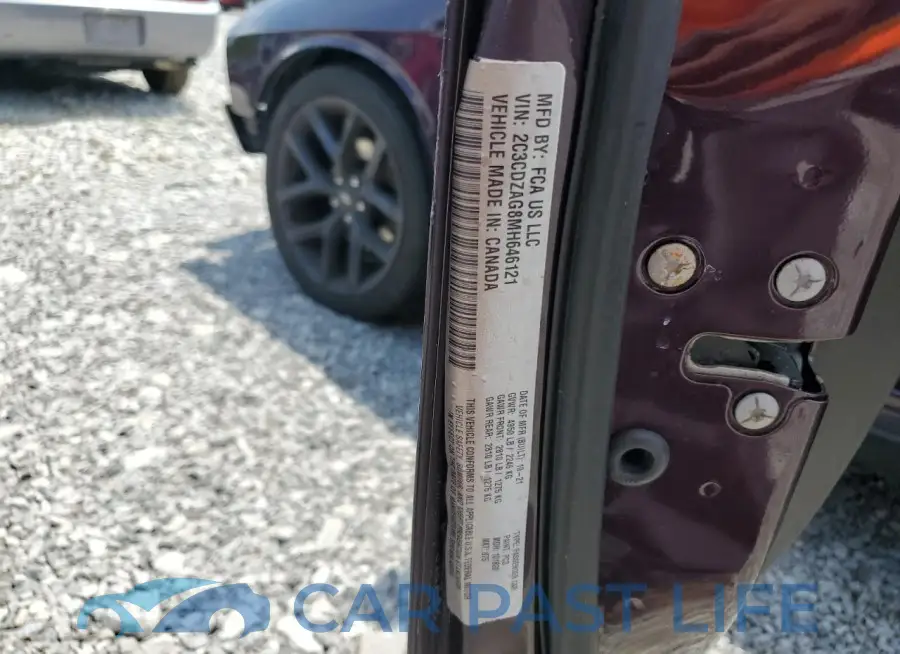 2C3CDZAG8MH646121# 13