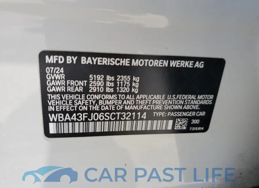 WBA43FJ06SCT32114# 12