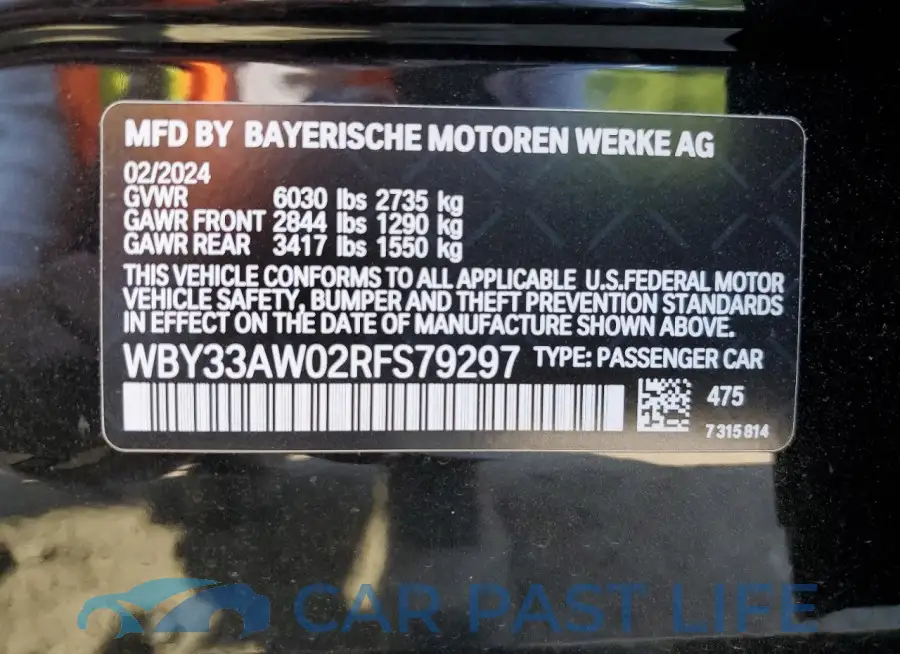 WBY33AW02RFS79297# 12