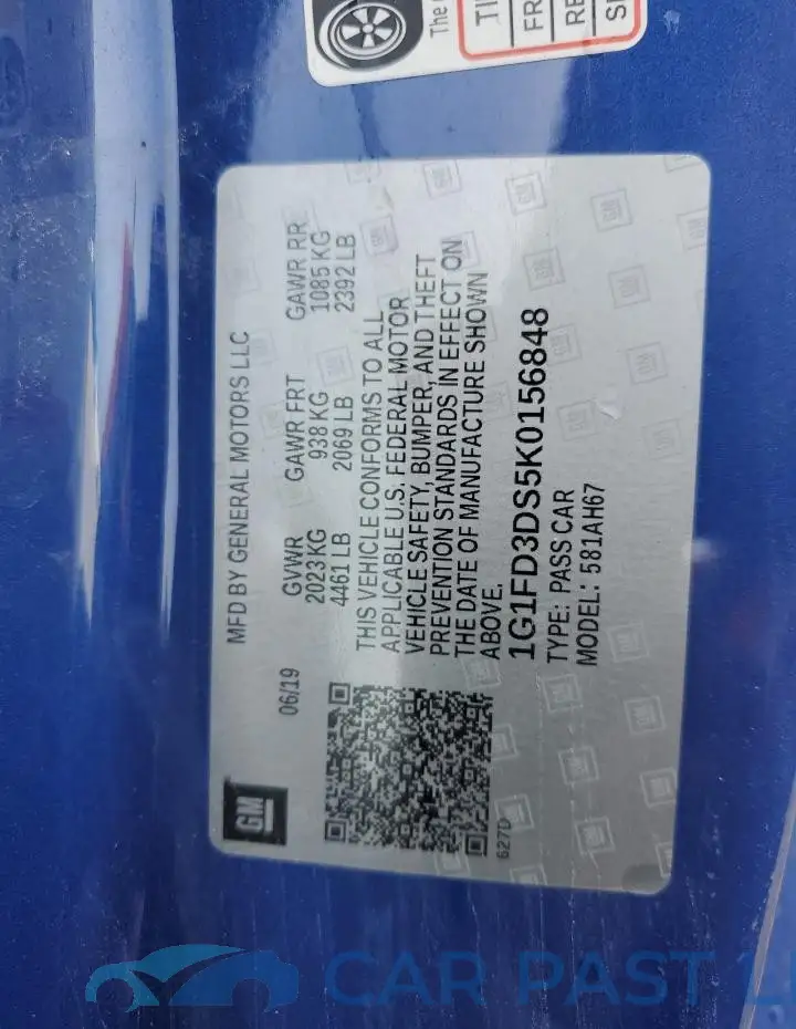 1G1FD3DS5K0156848# 13