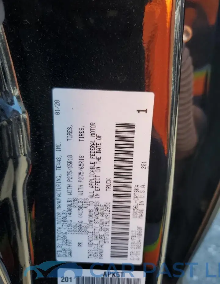 5TFUY5F15LX912951# 12