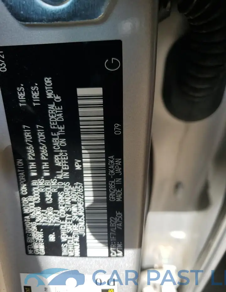 JTENU5JR6M5927657# 13