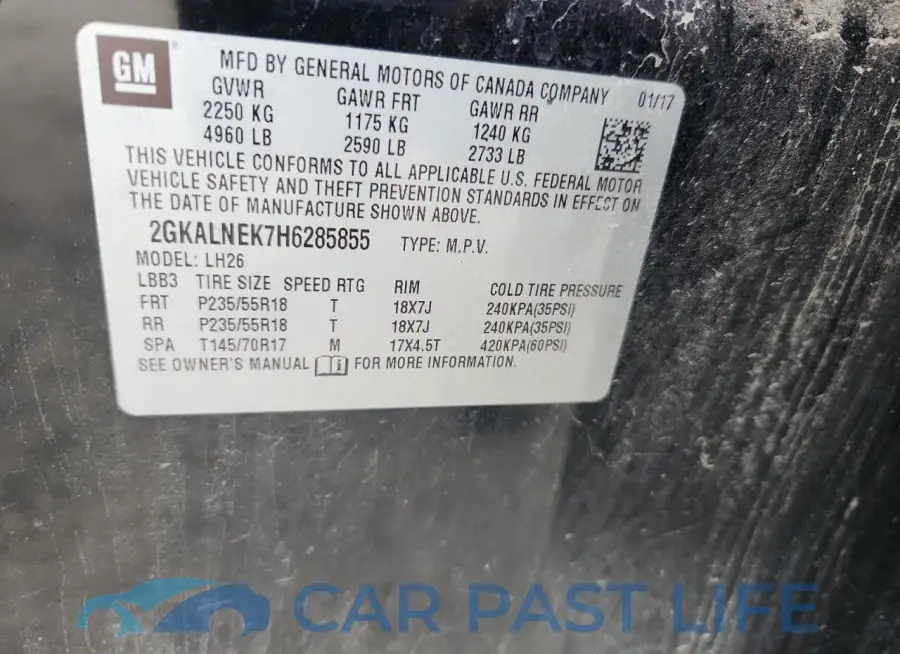 2GKALNEK7H6285855# 12