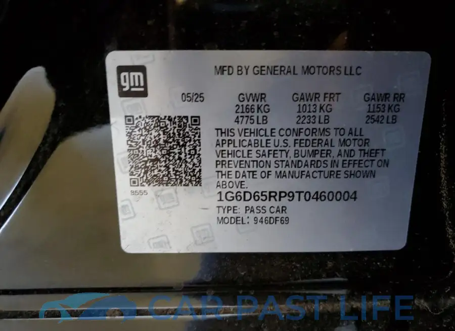 1G6D65RP9T0460004# 12