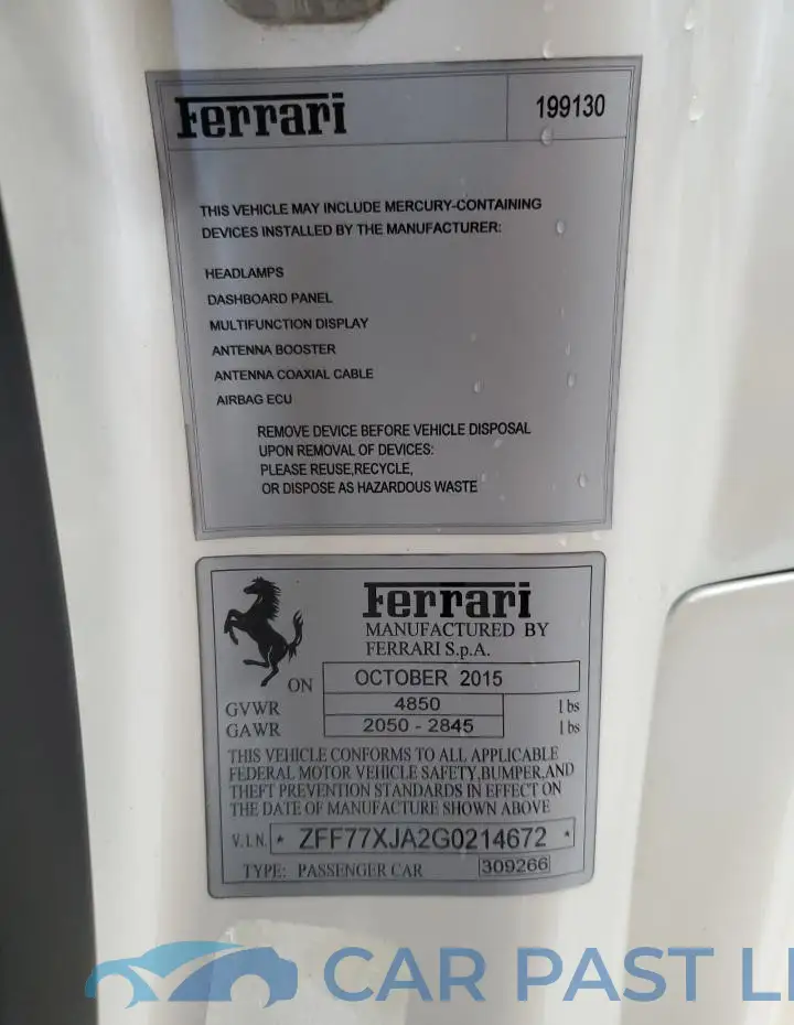 ZFF77XJA2G0214672# 12