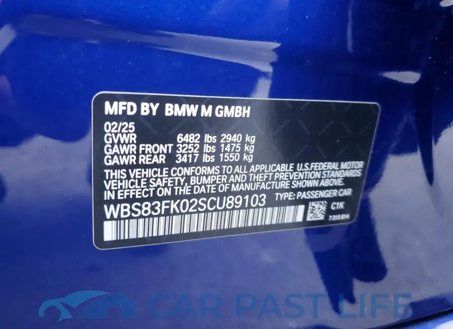 WBS83FK02SCU89103# 13
