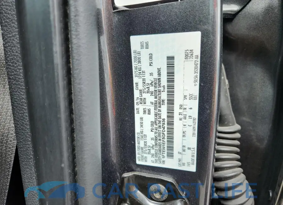 1FTEW1EF5GFD47936# 13