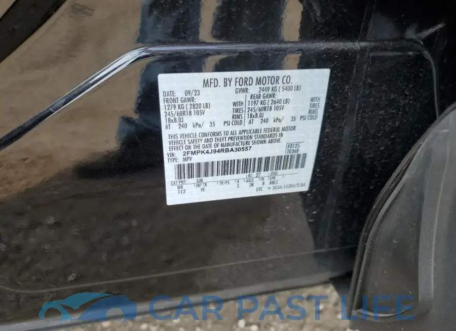 2FMPK4J94RBA30557# 12