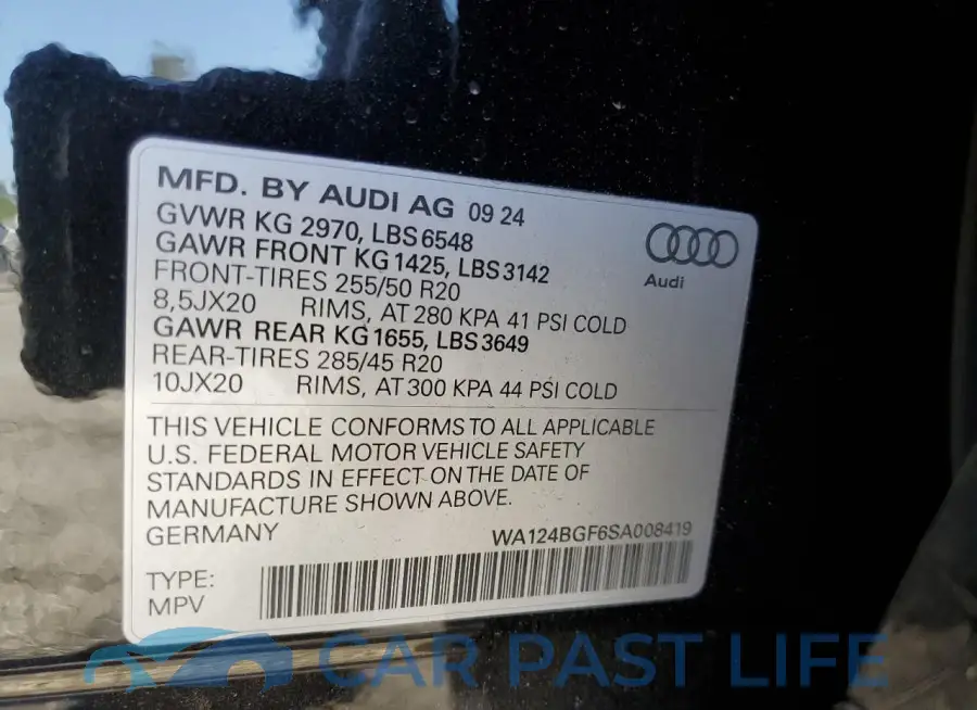 WA124BGF6SA008419# 14