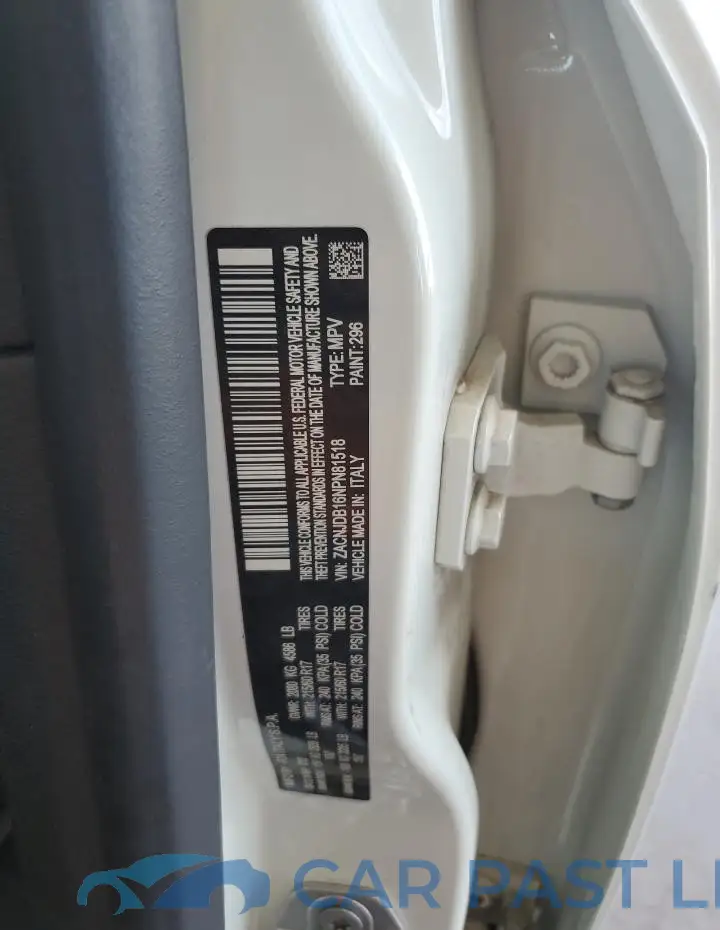 ZACNJDB16NPN81518# 12