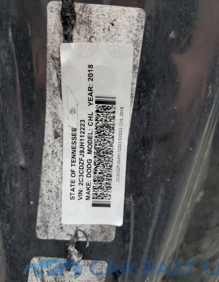 2C3CDZFJ9JH112223# 12