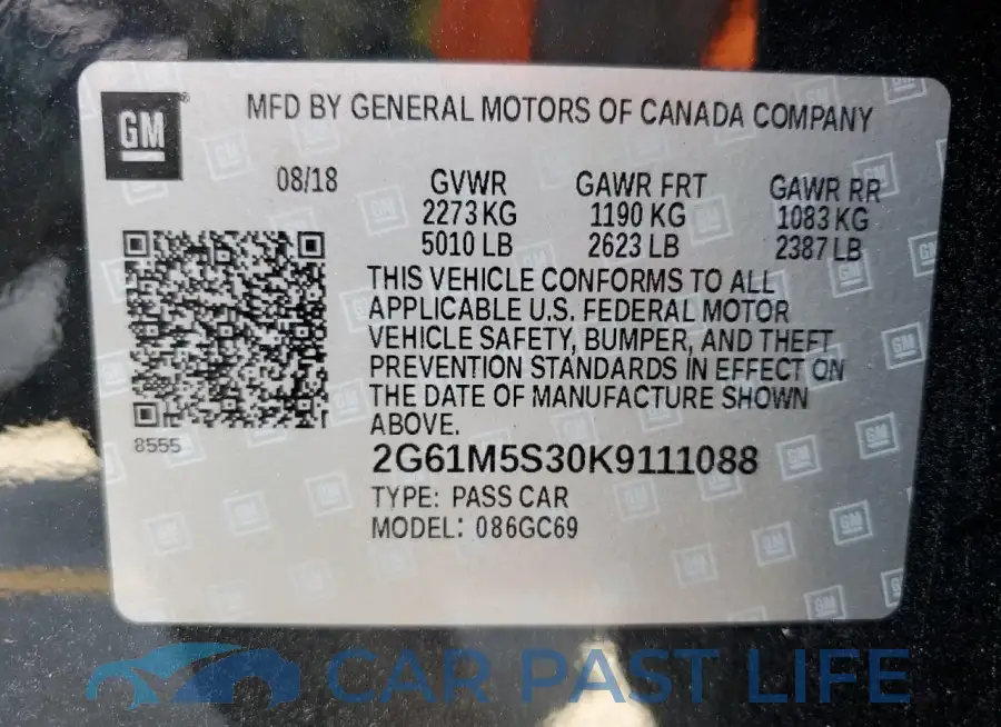 2G61M5S30K9111088# 12
