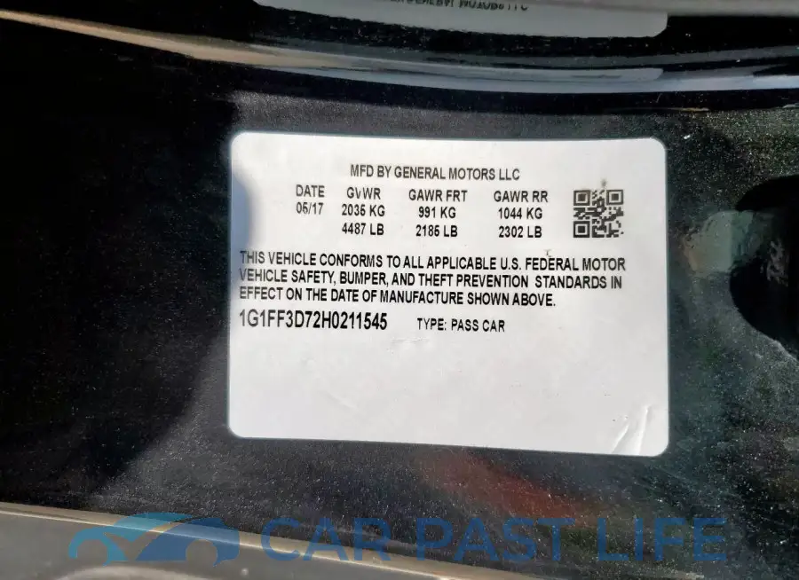1G1FF3D72H0211545# 12