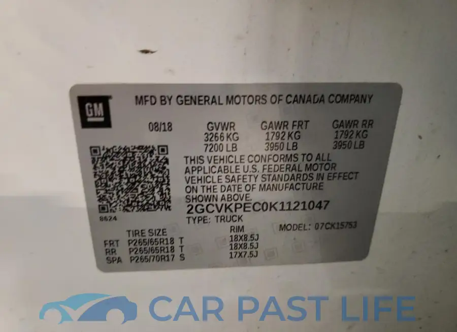 2GCVKPEC0K1121047# 12
