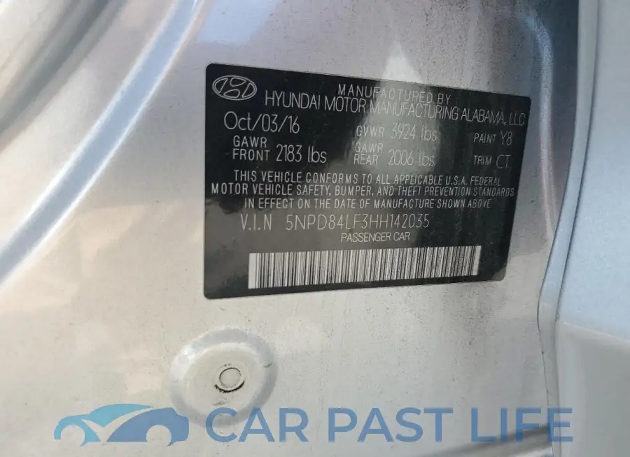 5NPD84LF3HH142035# 12