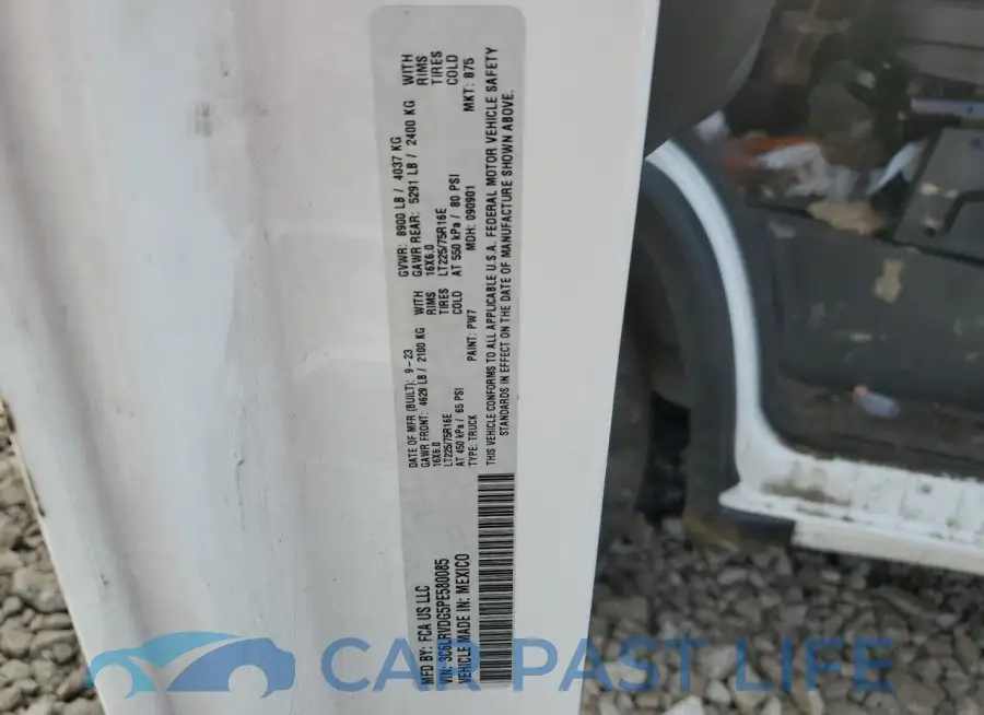 3C6LRVDG5PE580085# 13