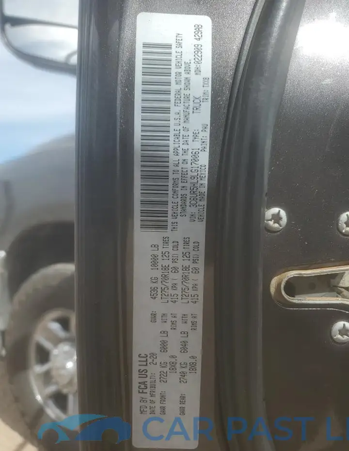 3C6UR5HL9LG170061# 12
