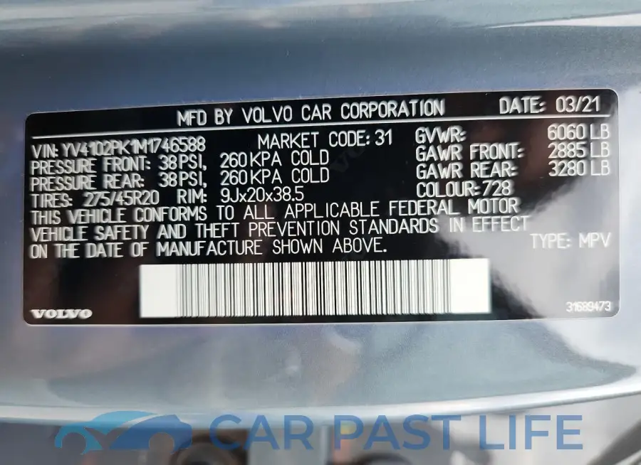 YV4102PK1M1746588# 14