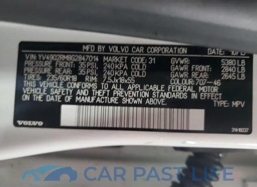 YV4902RM8G2847014# 13