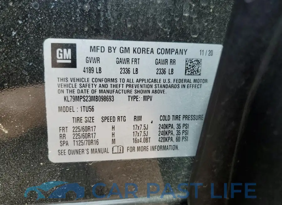 KL79MPS23MB098693# 12