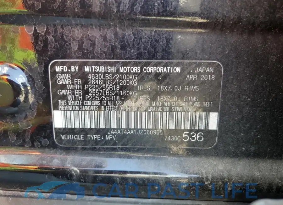 JA4AT4AA1JZ060905# 13