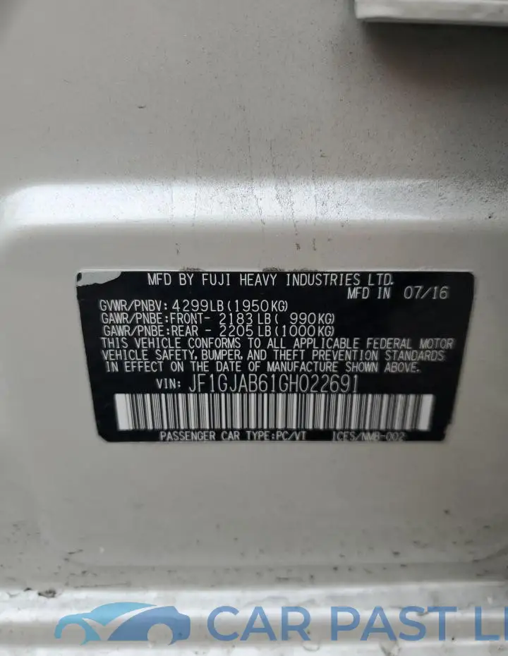 JF1GJAB61GH022691# 13
