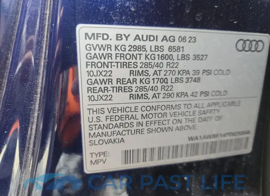 WA1AWBF14PD035846# 14