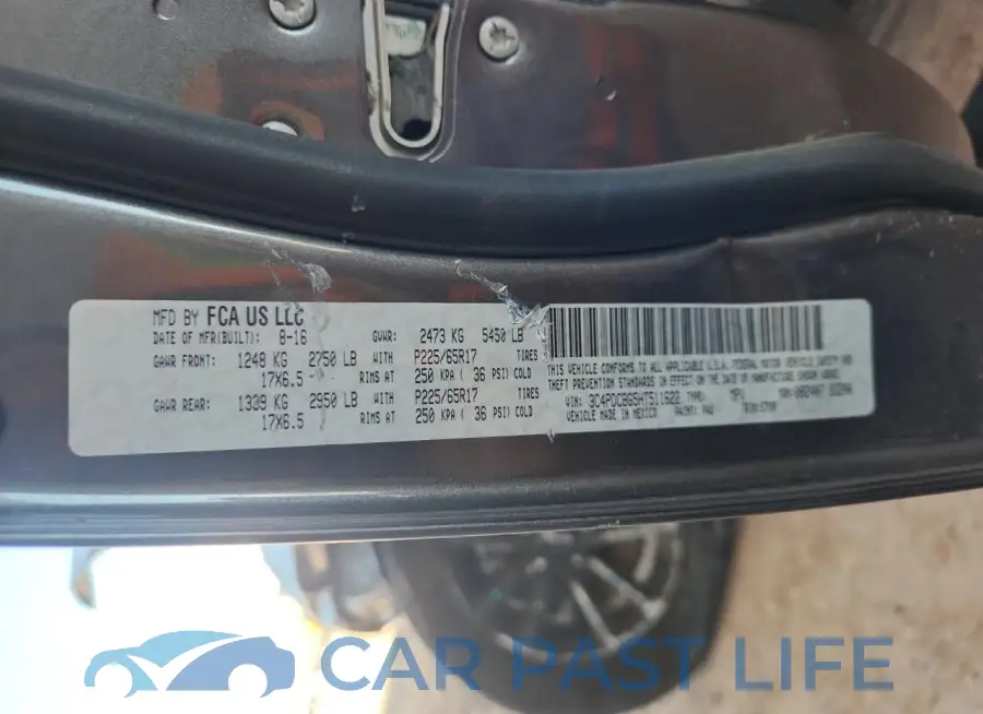 3C4PDCBG5HT511622# 13
