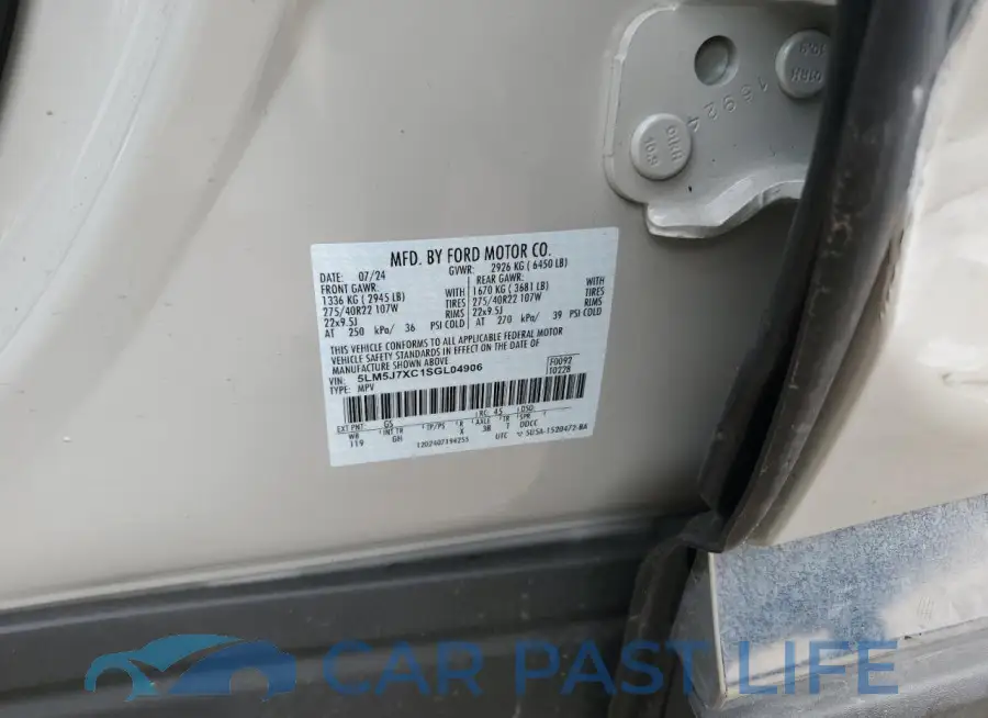 5LM5J7XC1SGL04906# 13