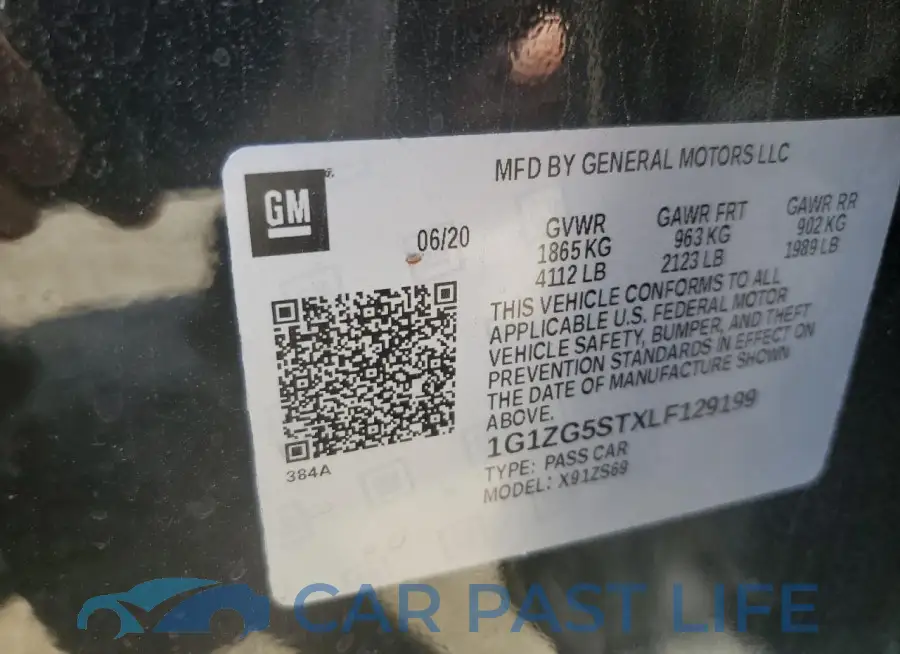 1G1ZG5STXLF129199# 12