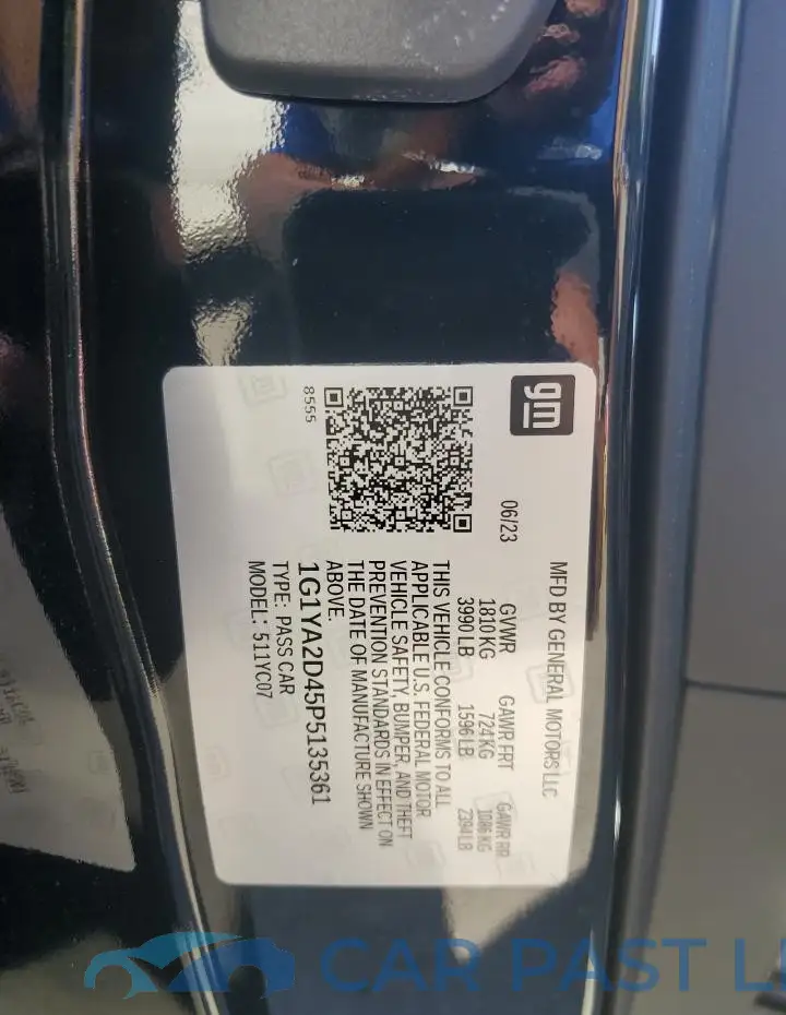 1G1YA2D45P5135361# 12