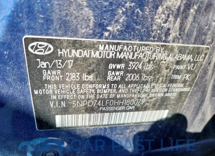 5NPD74LF0HH180079# 12