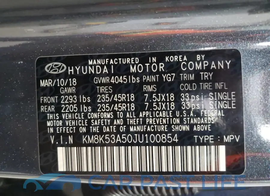 KM8K53A50JU100854# 13