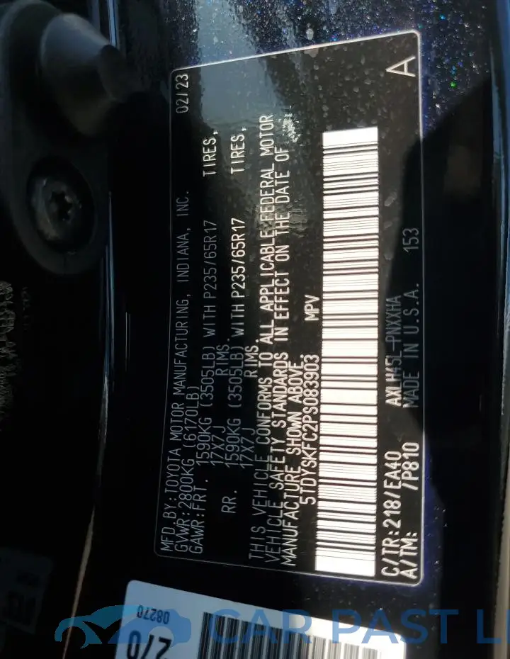5TDYSKFC2PS083903# 13