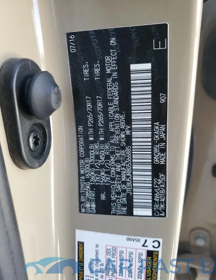 JTEBU5JR8G5366885# 14