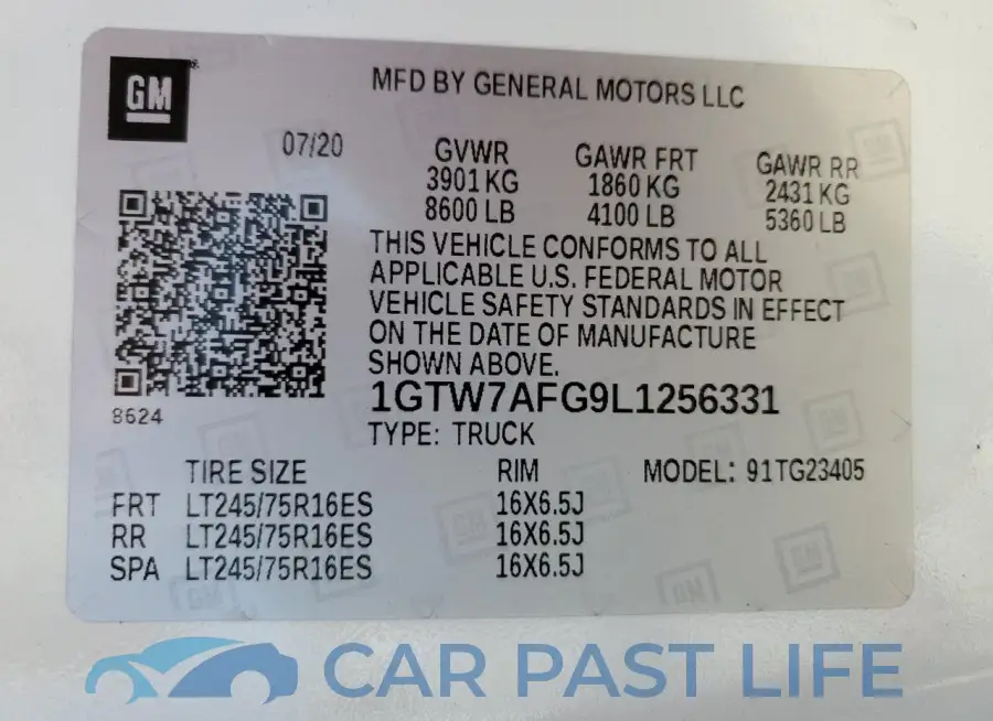 1GTW7AFG9L1256331# 14