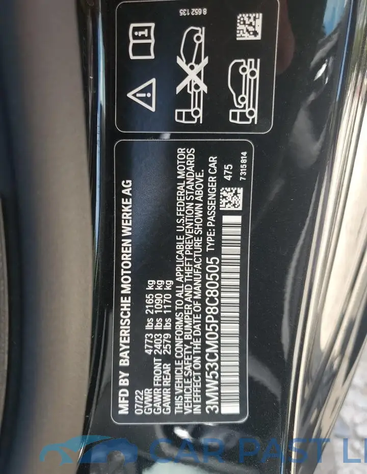 3MW53CM05P8C80505# 12