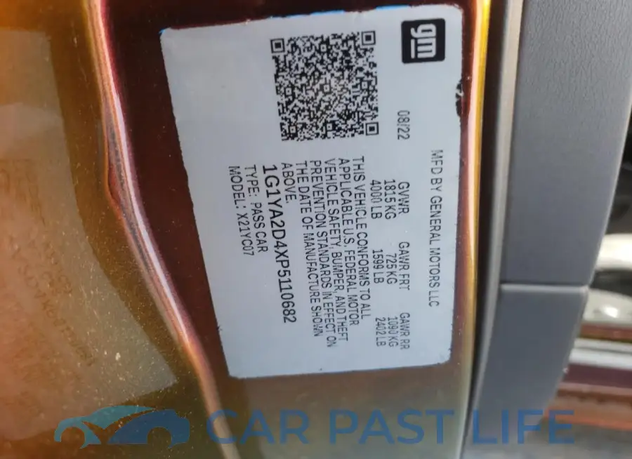 1G1YA2D4XP5110682# 12