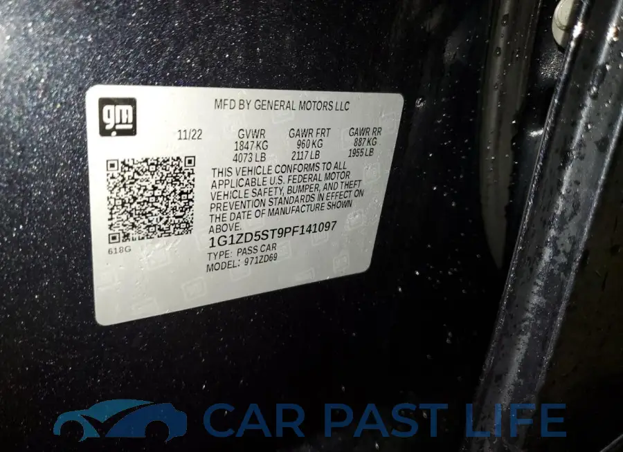 1G1ZD5ST9PF141097# 12