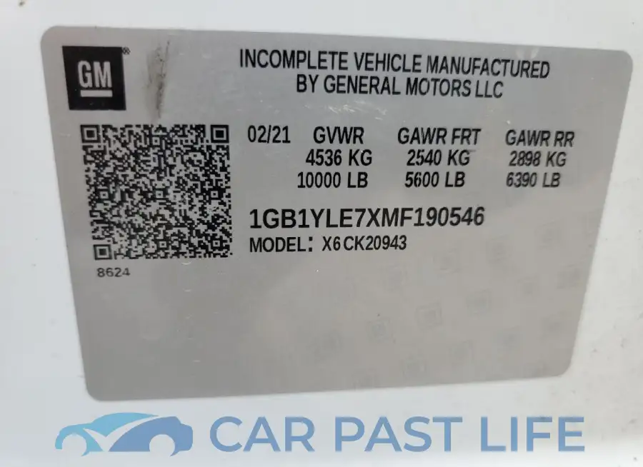 1GB1YLE7XMF190546# 13