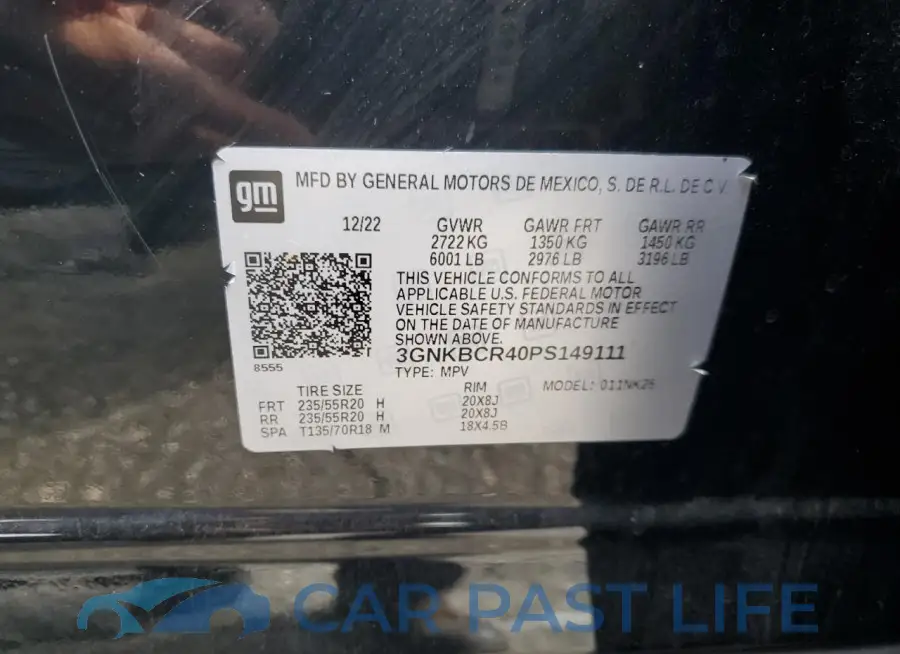 3GNKBCR40PS149111# 13