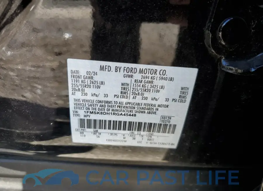 1FMSK8DH1RGA45448# 13