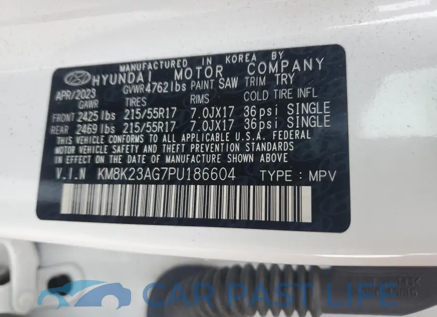 KM8K23AG7PU186604# 13
